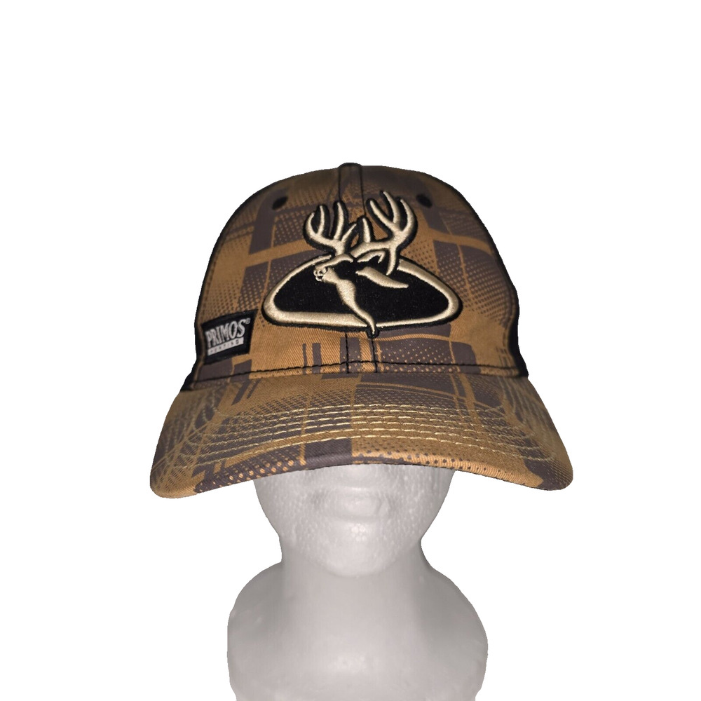 Primos Hunting Signatures Stretch Adult Baseball Ball Cap Hat L/XL‎ Deer Buck